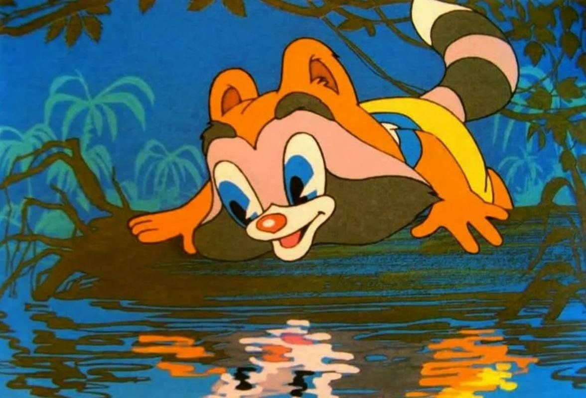 Крошка енот персонажи мультика