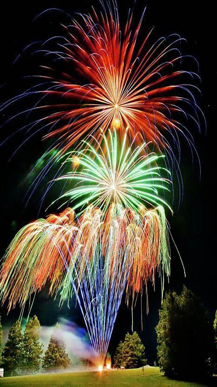 Фейерверк в честь дня рождения