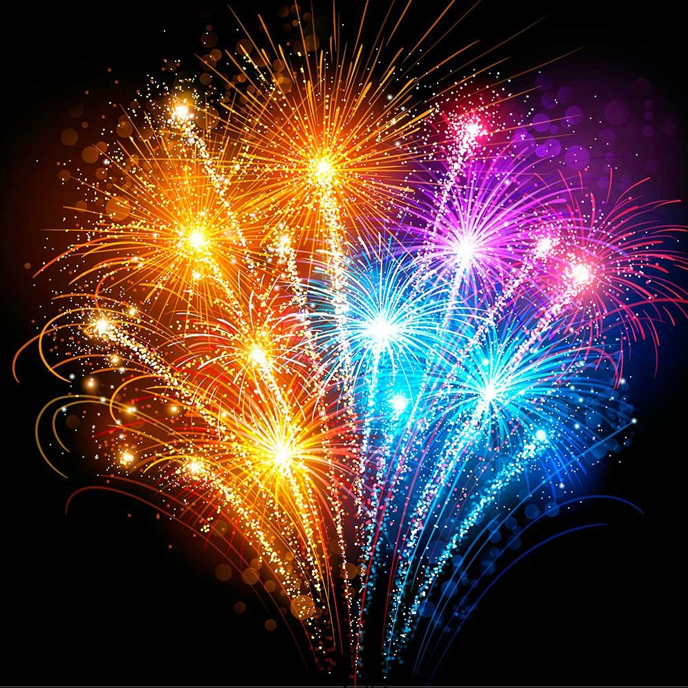 Салют "с днем рождения"