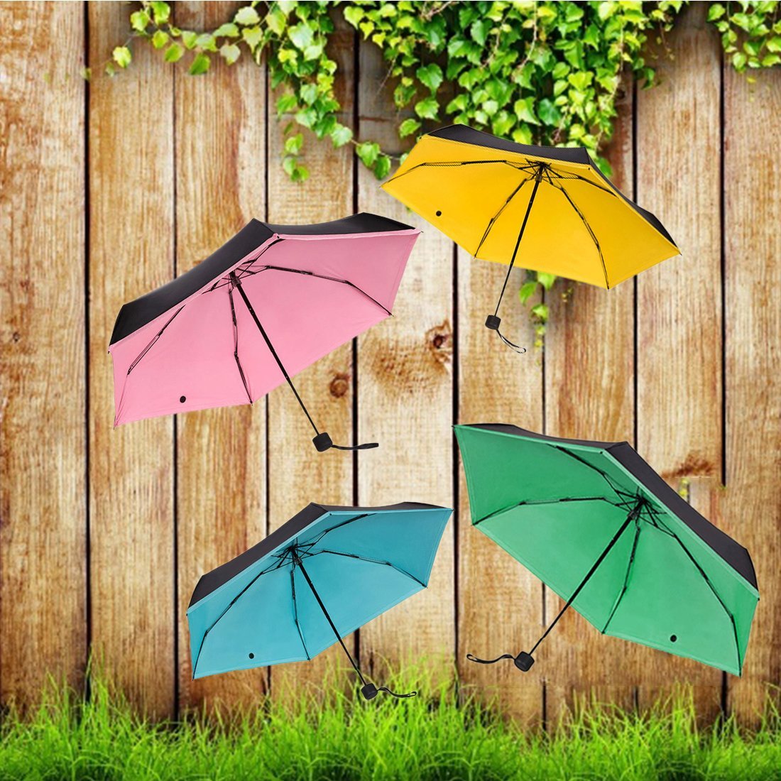 Разноцветные зонтики