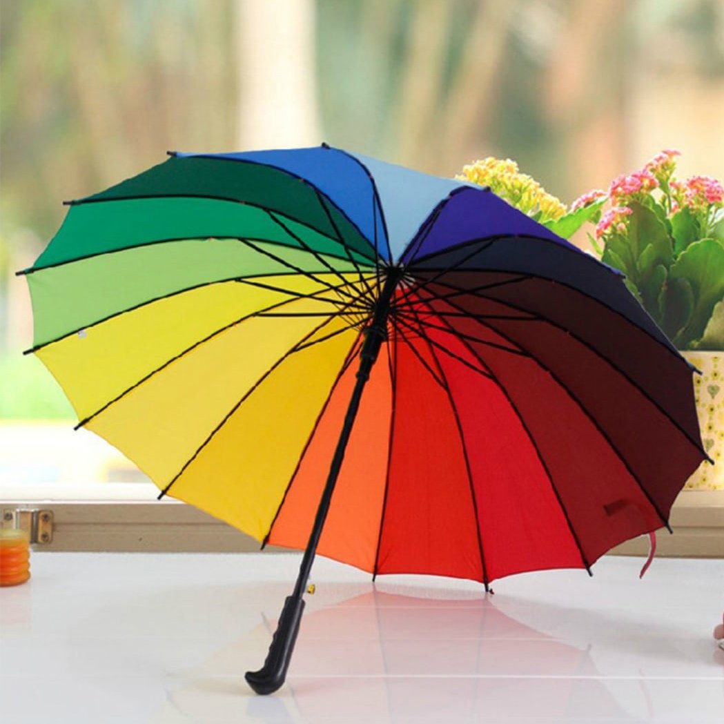 Разноцветные зонтики