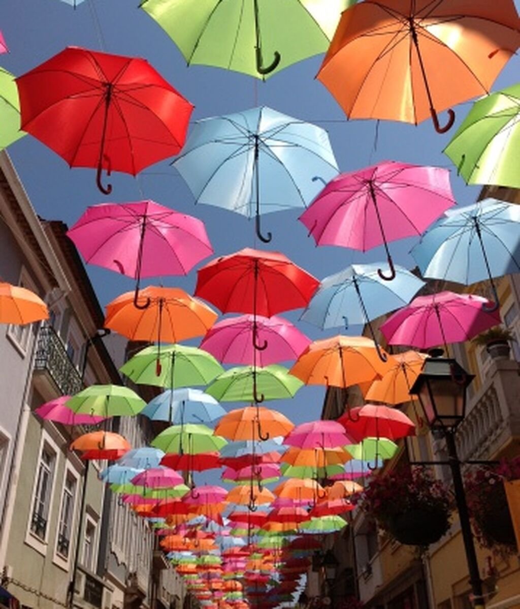 Зонтики яркие