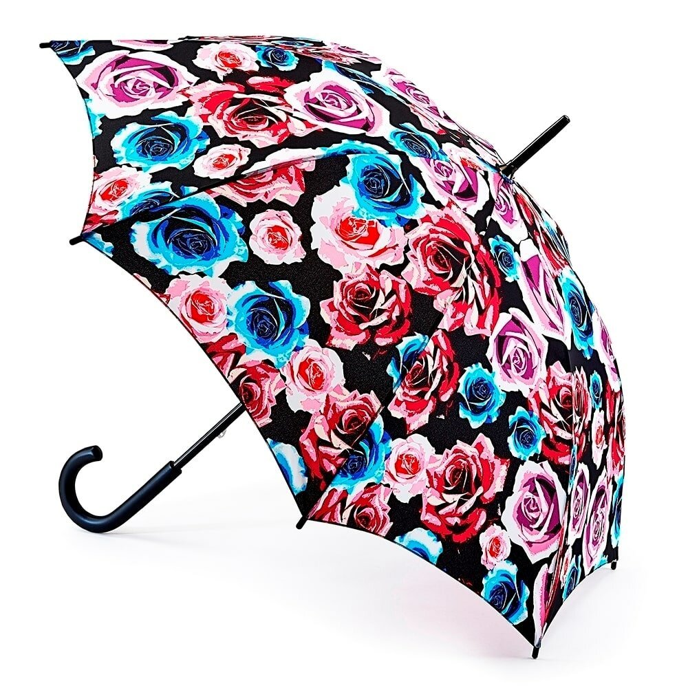 Зонт "листья" (полуавтомат) d80см. Fx24-12