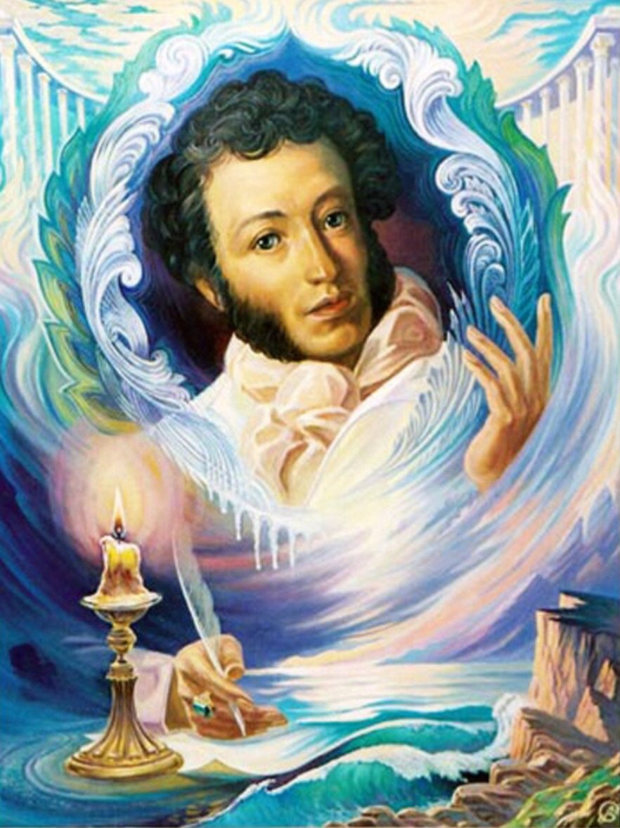 Александр Сергеевич Пушкин автопортрет