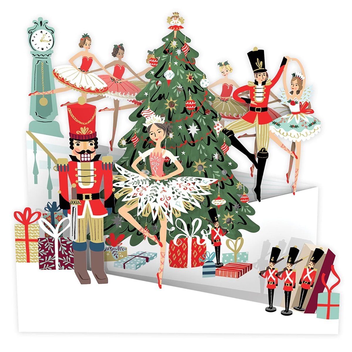 Открытка новый год Щелкунчик