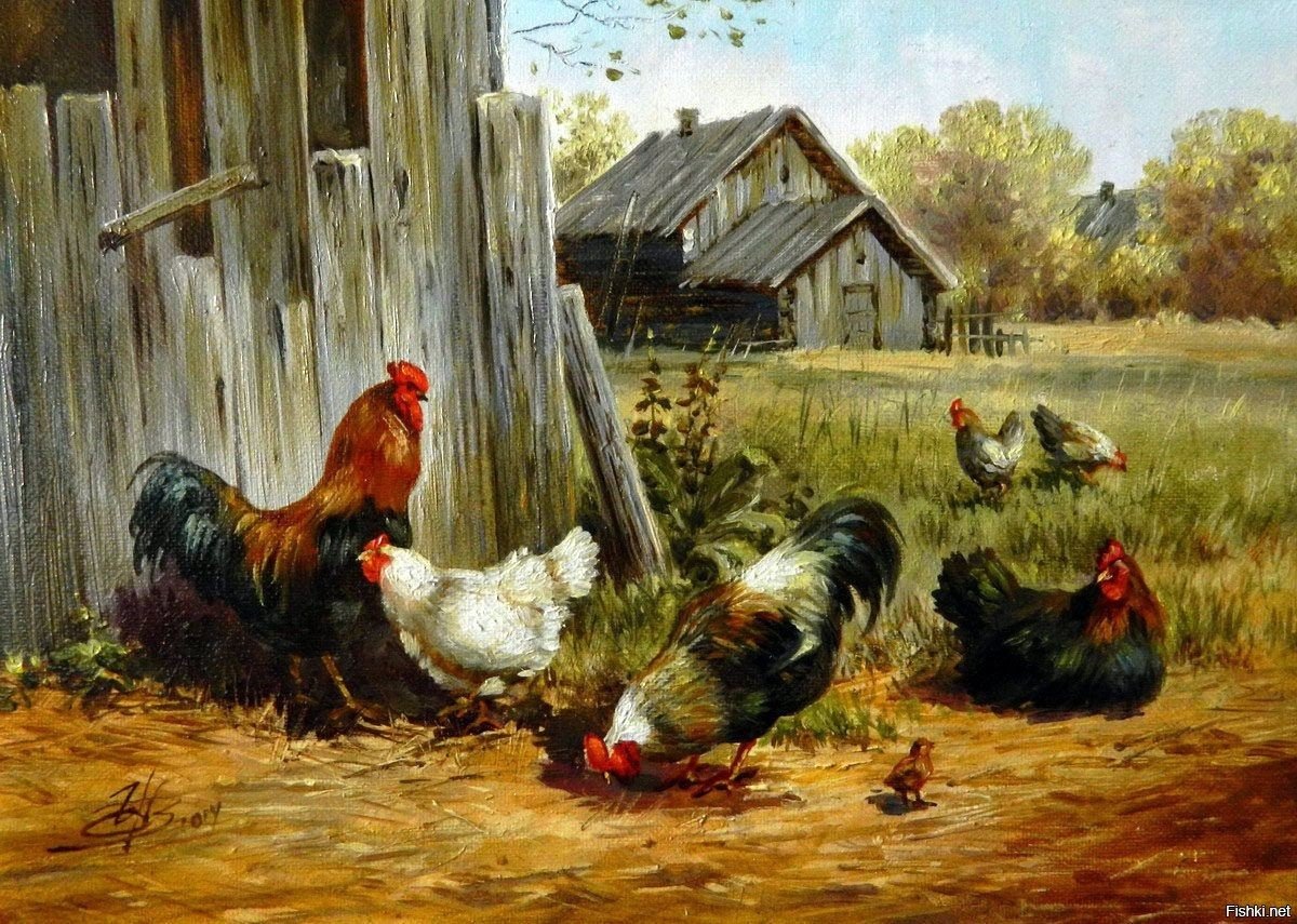 Доброе утро с петухом