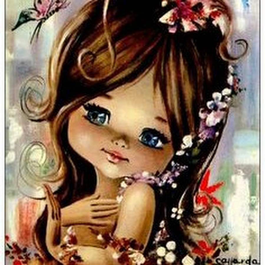 Открытка «девочка»