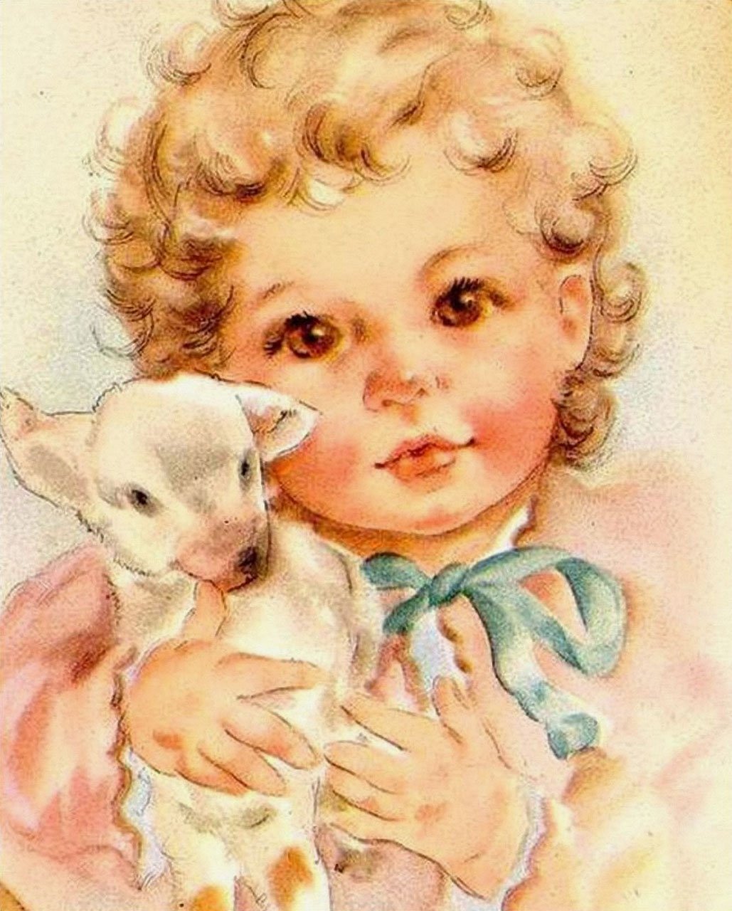 Винтажные иллюстрации детей