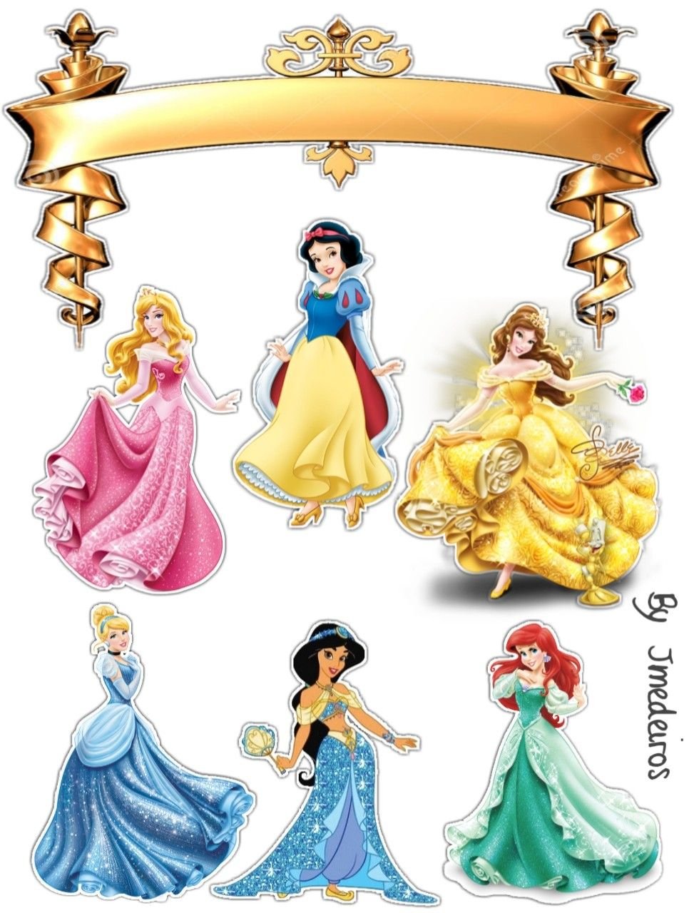 Принцессы с наклейками