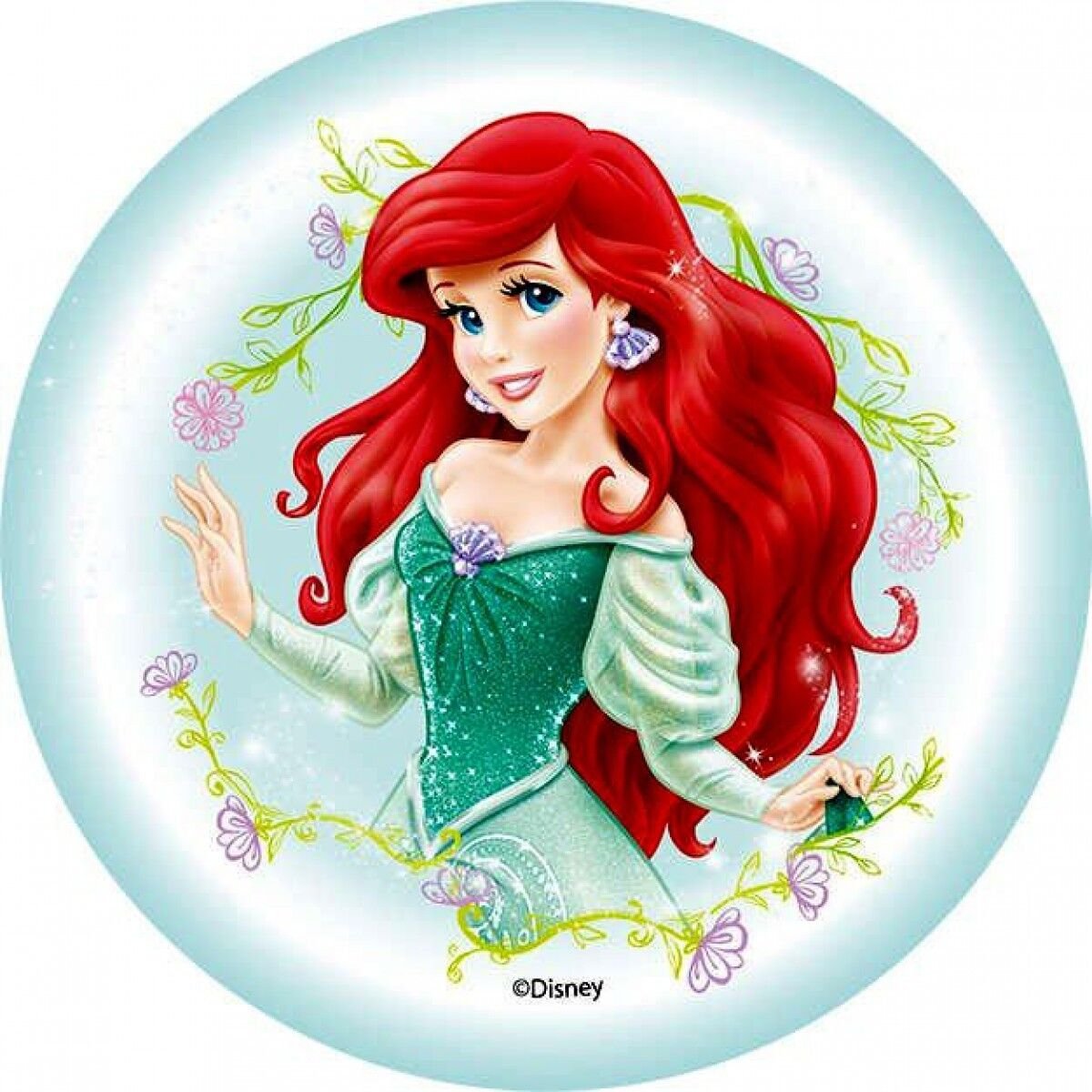 Принцессы Диснея круглая картинка