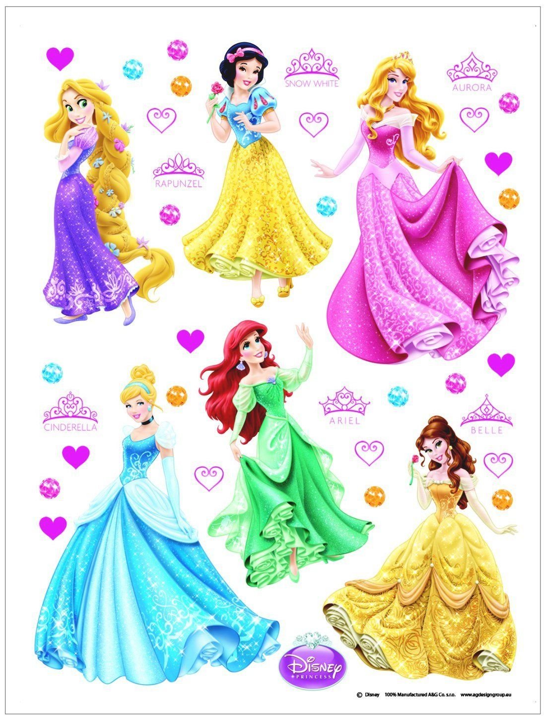 Принцессы Диснея для капкейков