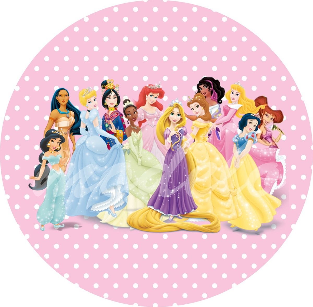 Капкейки с принцессами Диснея