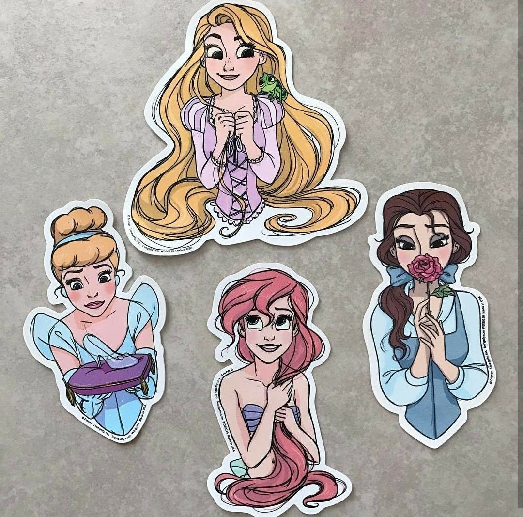 Принцессы Диснея карточки