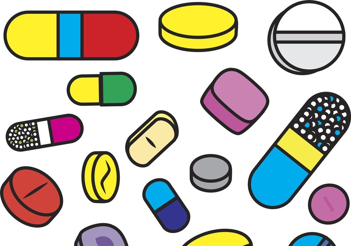 Нарисованные таблетки