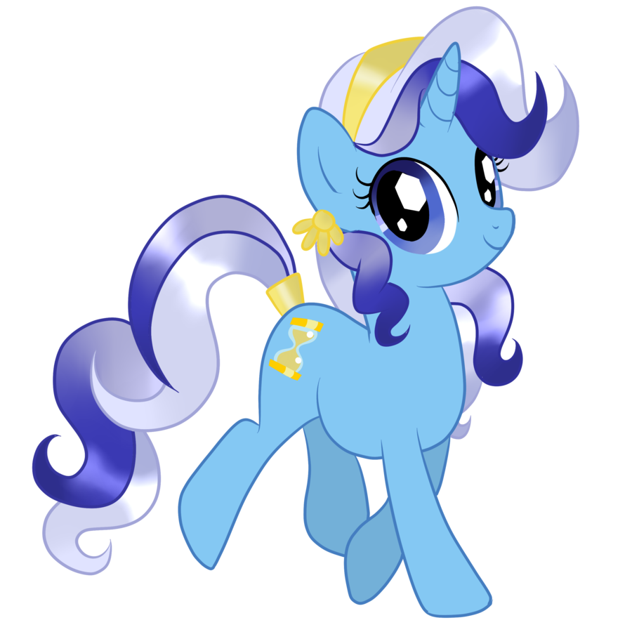 Голубая поняшка