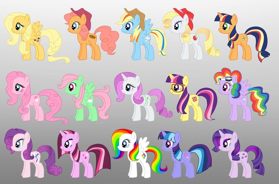 Лошадки из мультика Дружба это чудо