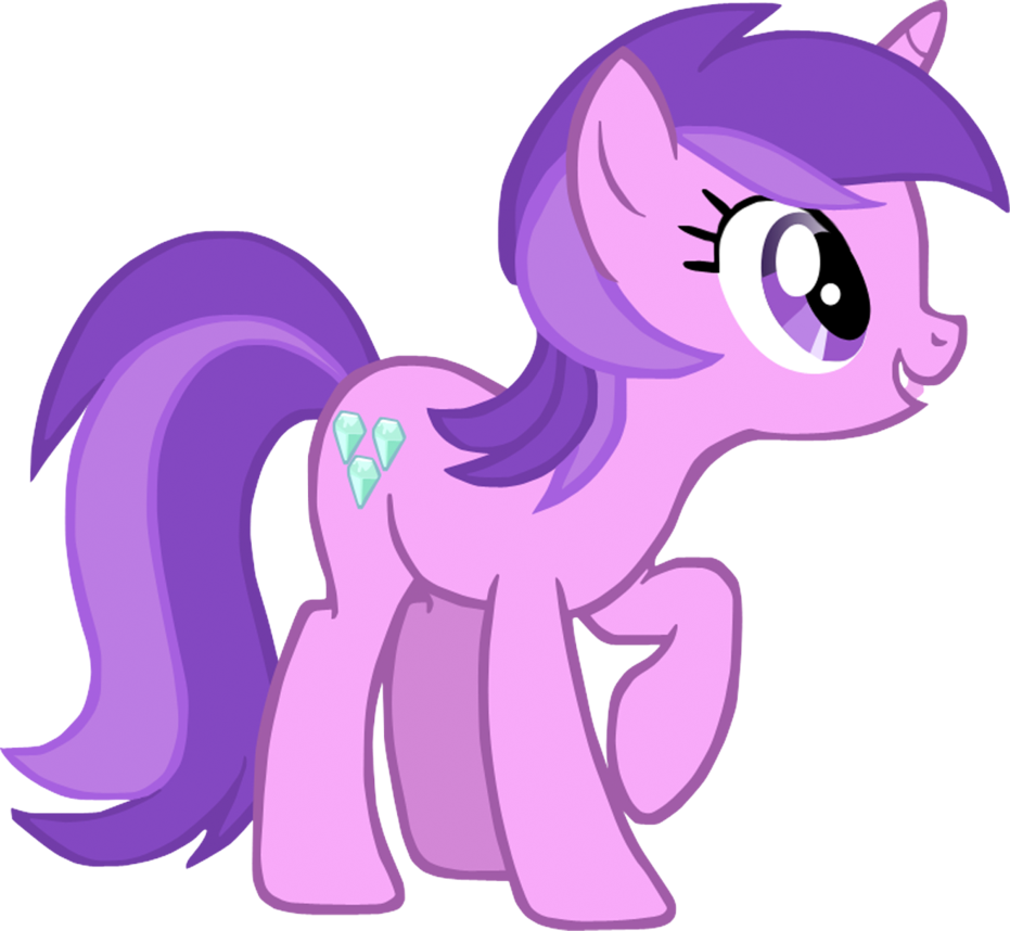Пони фиолетовая