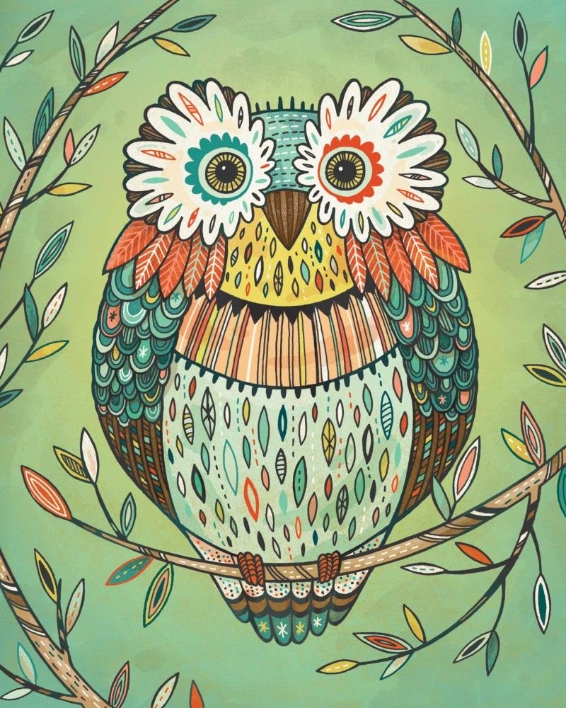 Животные в декоративном стиле