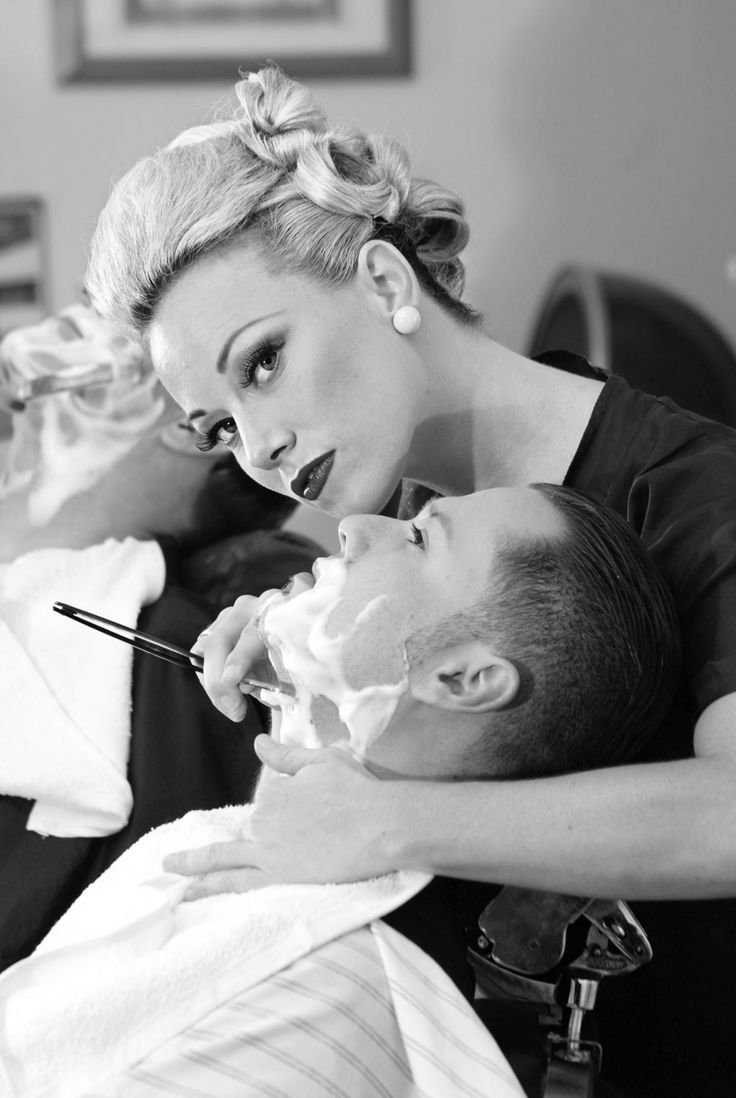 Фотосессия парикмахера