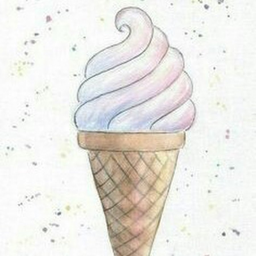 Нарисовать мороженое