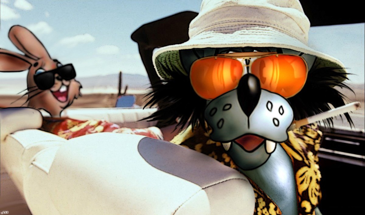 Страх и ненависть в Лас-Вегасе волк