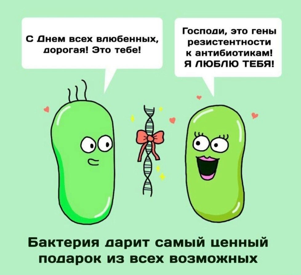 Микробы на руках под микроскопом