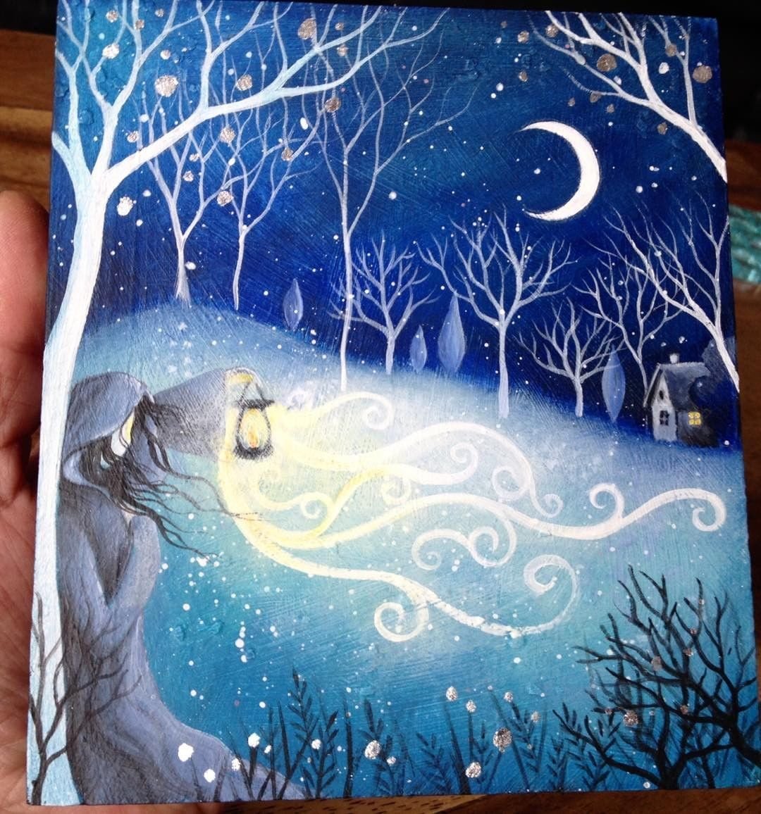 Живопись Аманды Кларк зима