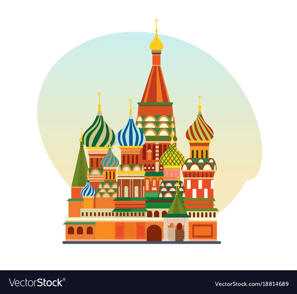 Собор Василия Блаженного вектор