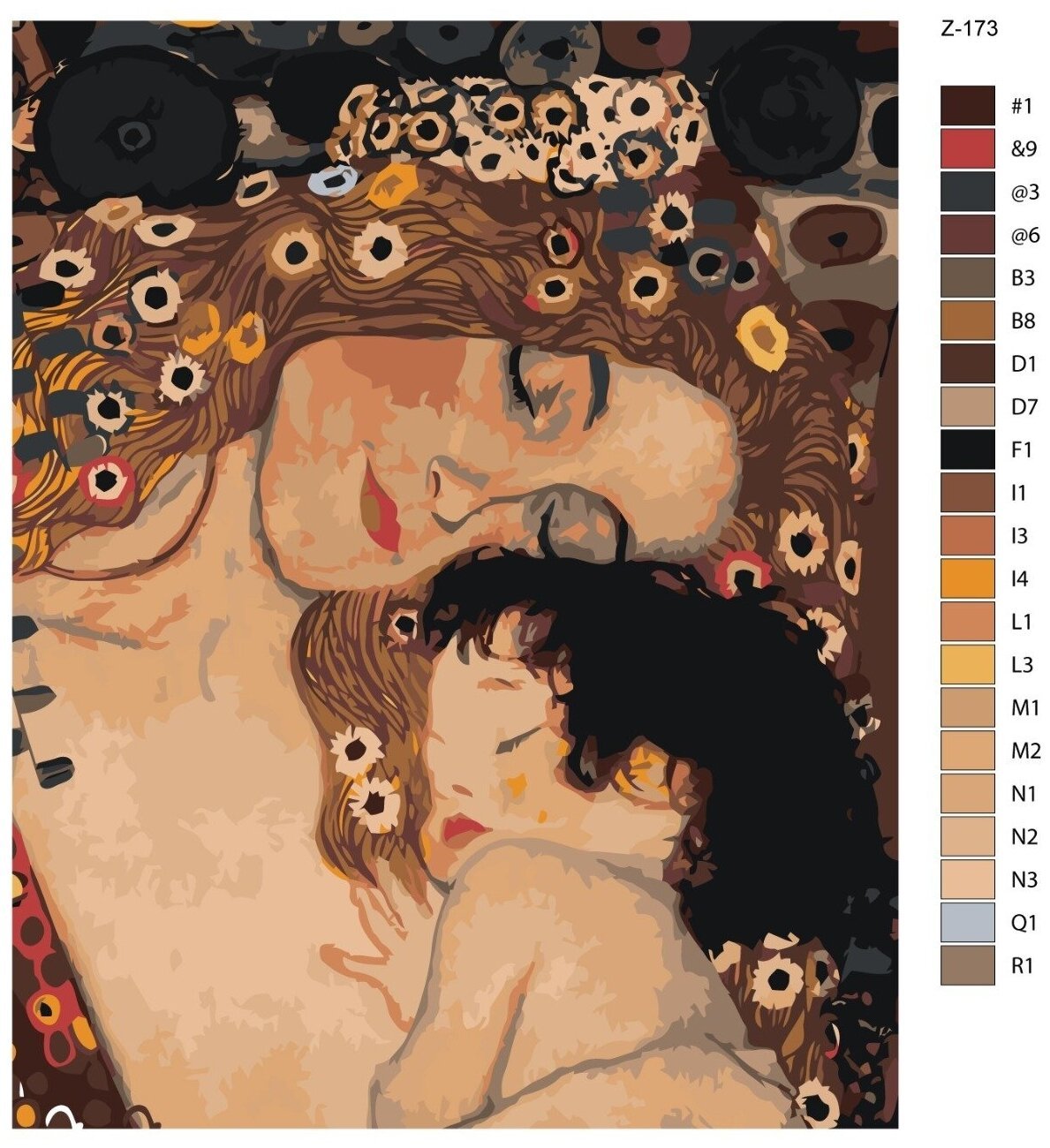 Картина Густава Климта мать и дитя