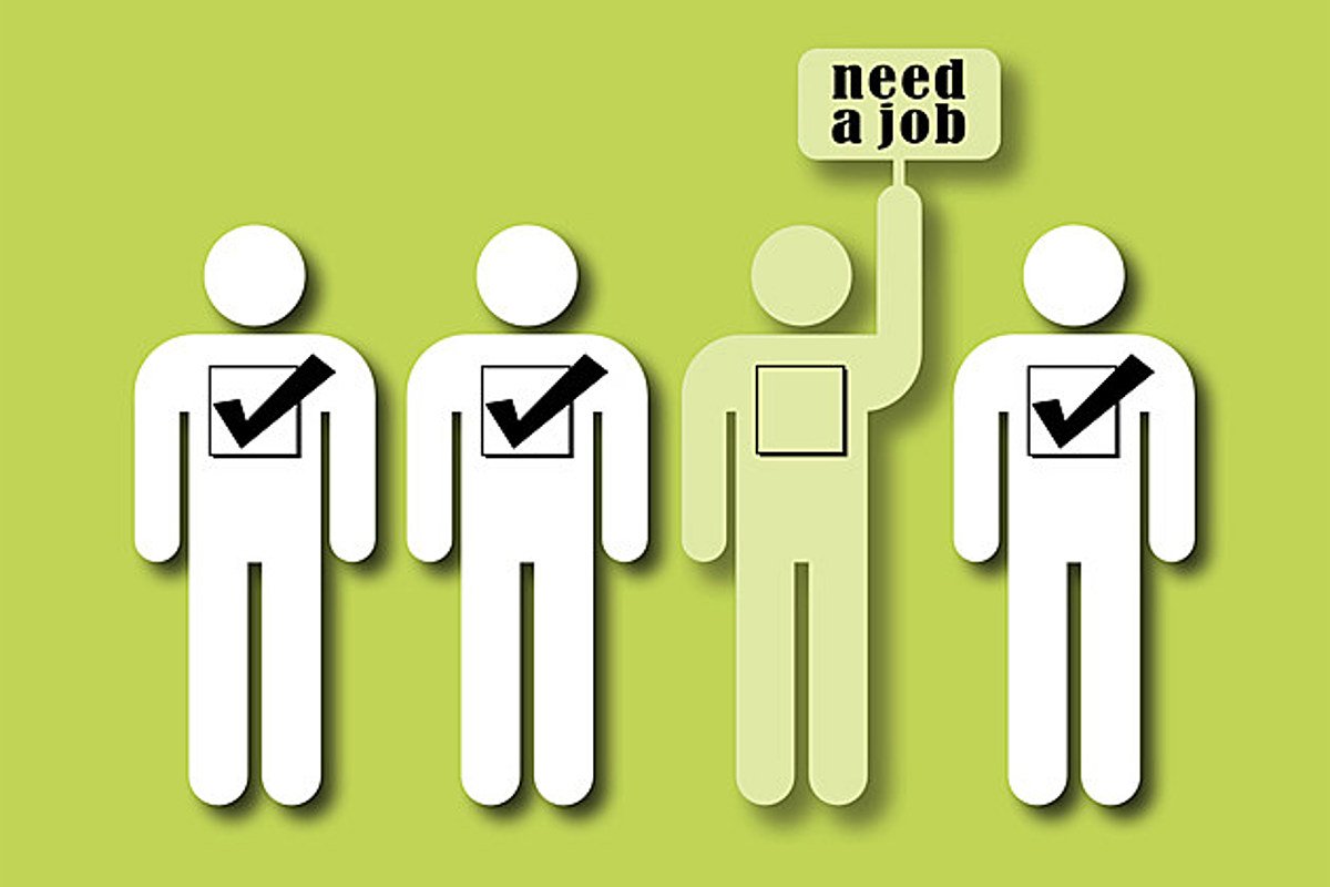 Безработица значок