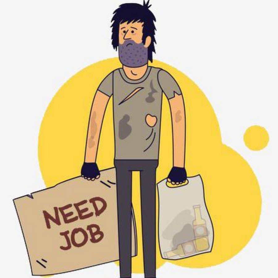 Стикер безработица