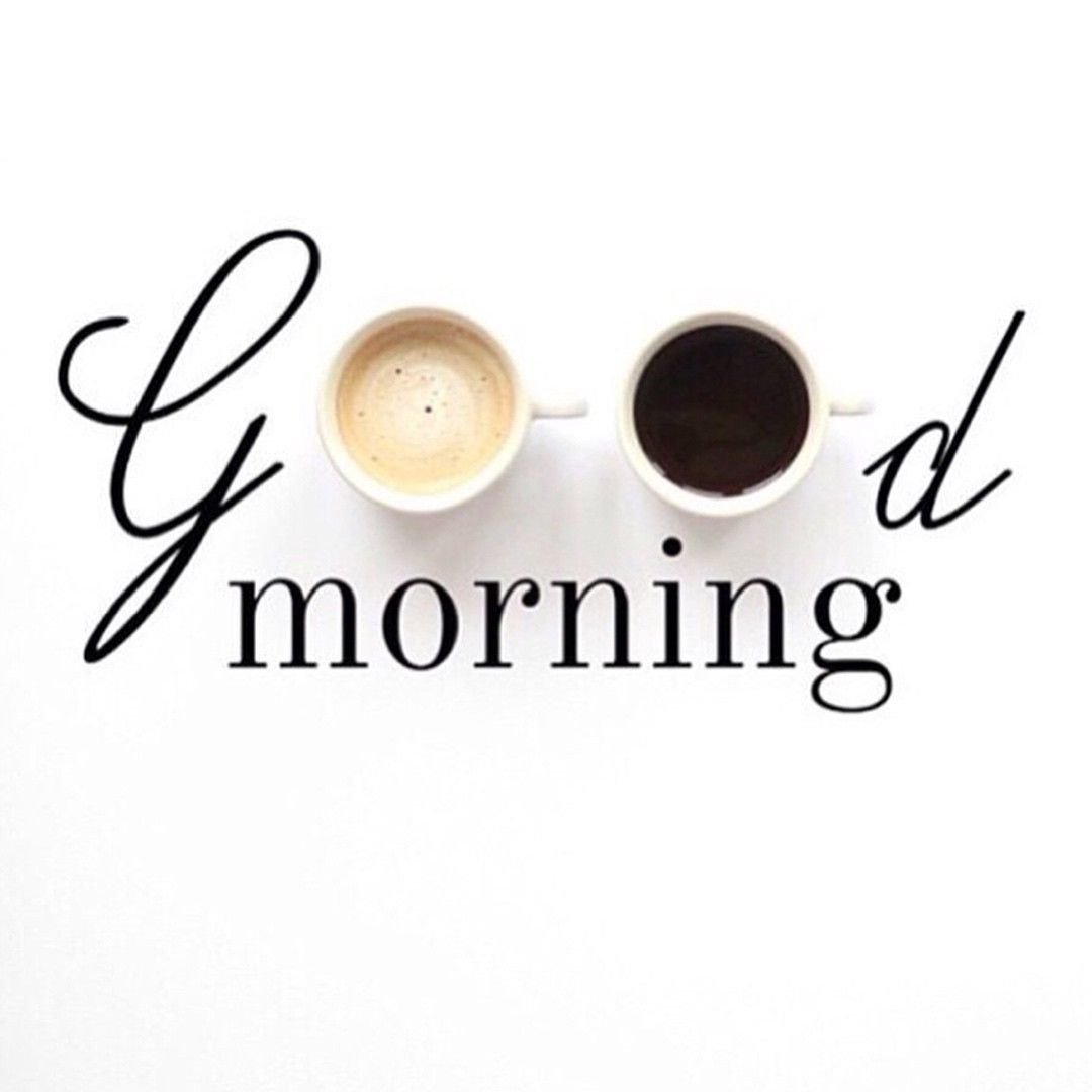 Good morning надпись