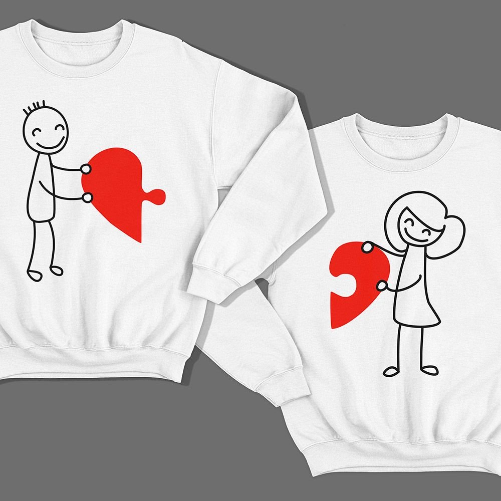 Парные футболки для влюбленных