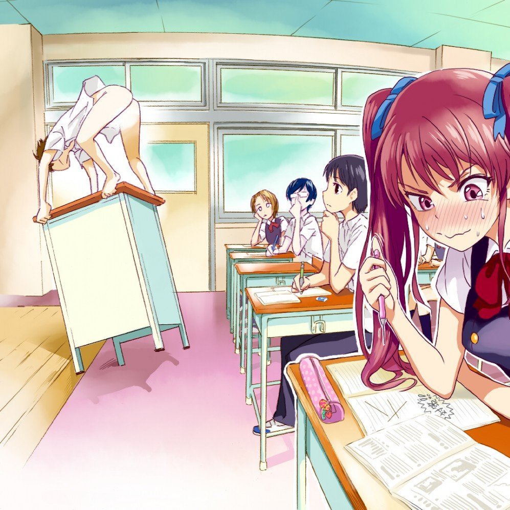 Аниме ученики в школе