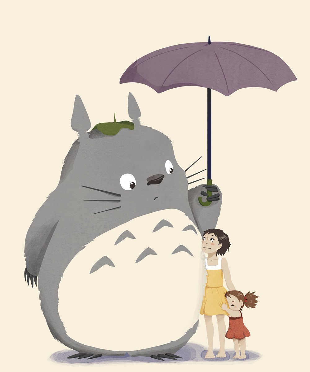 Тоторо силуэт