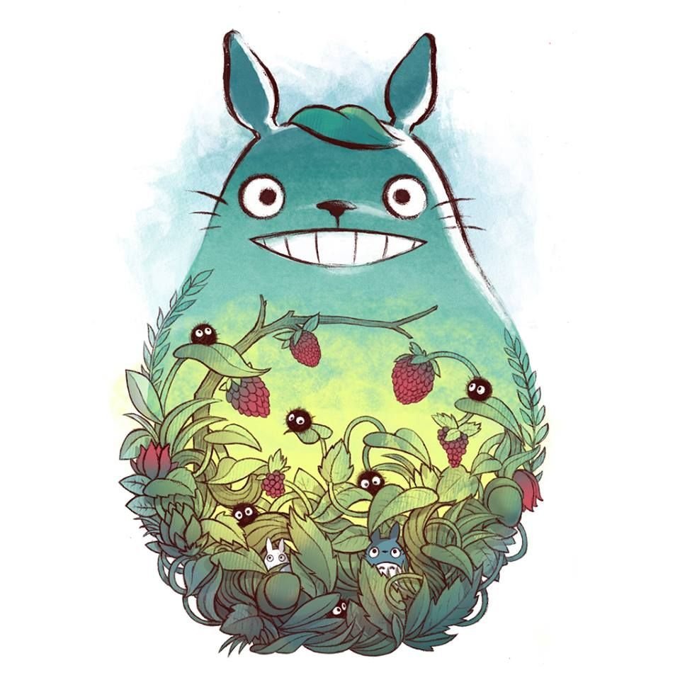 Тоторо для скетчбука