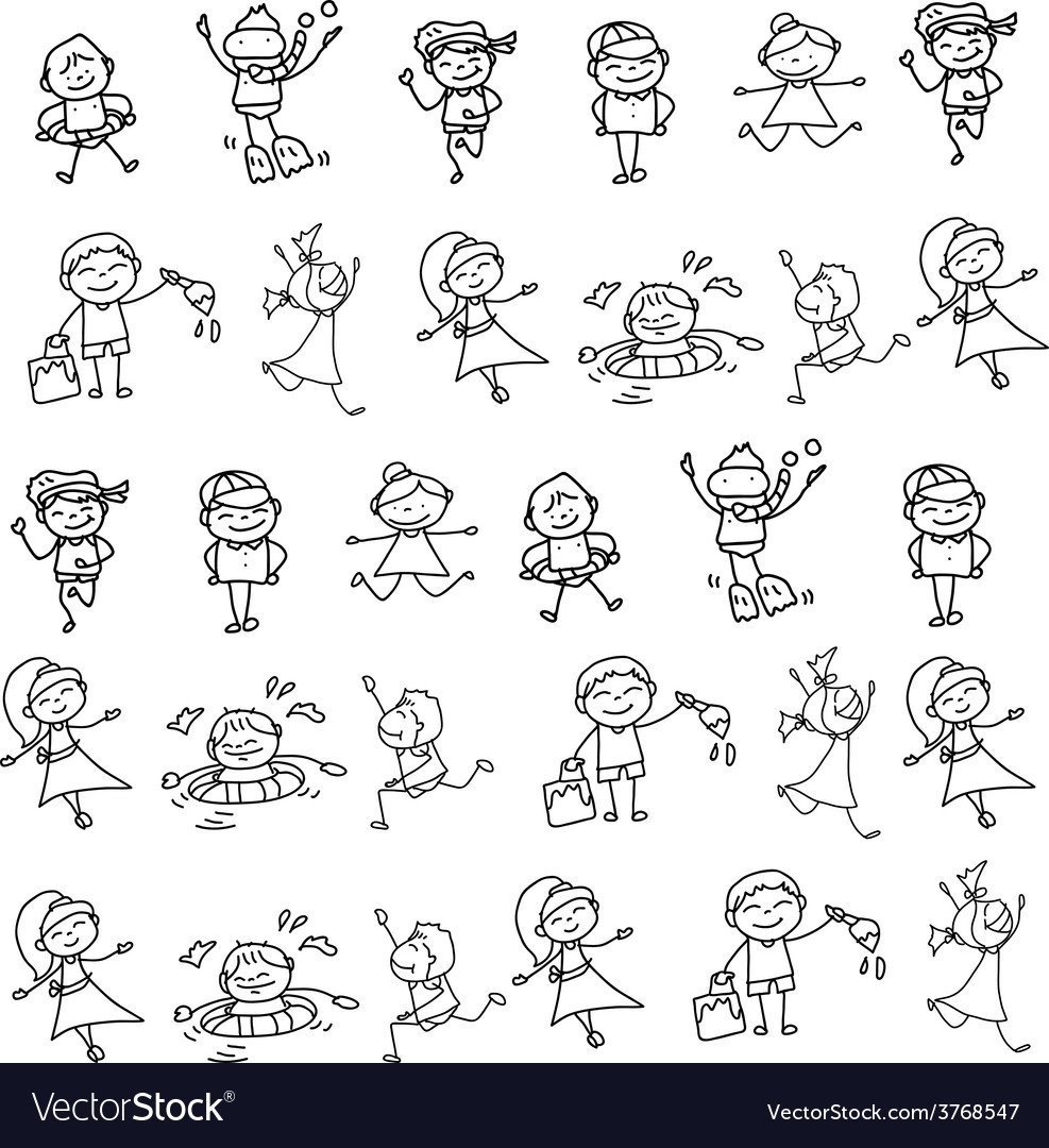 Рисуем человечков