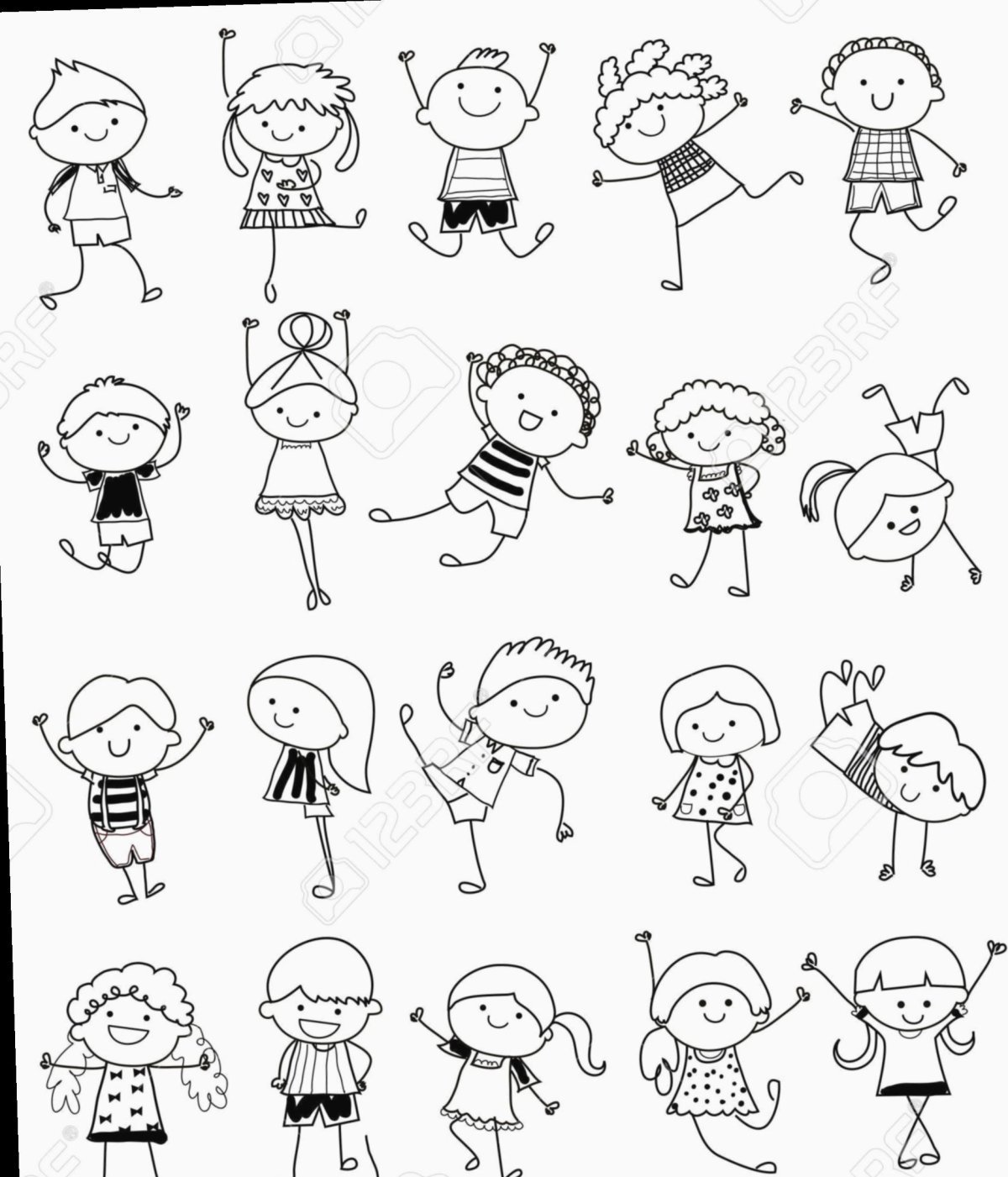 Doodle человечки