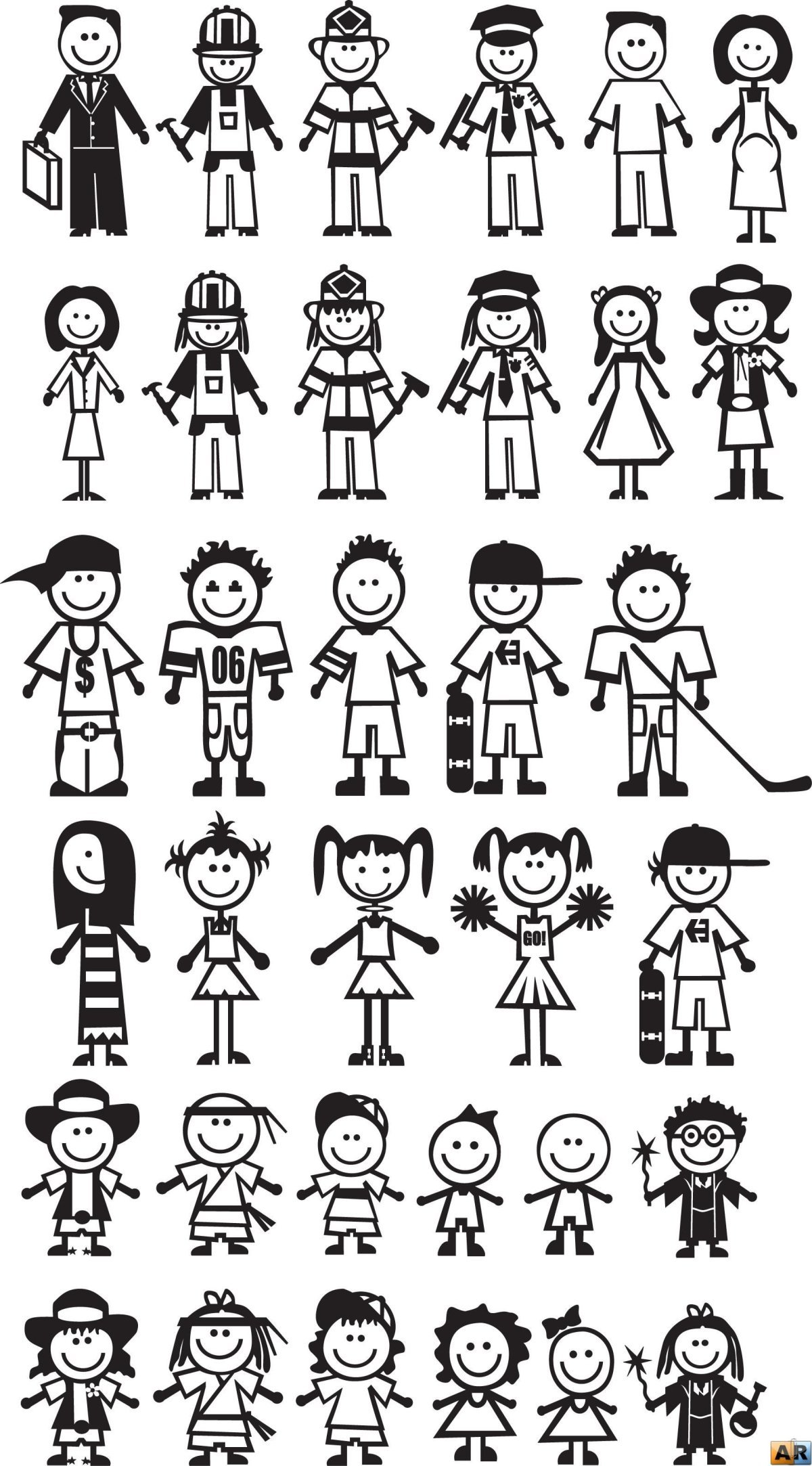 Смешные человечки