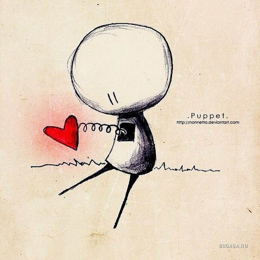 Человечек с карандашом