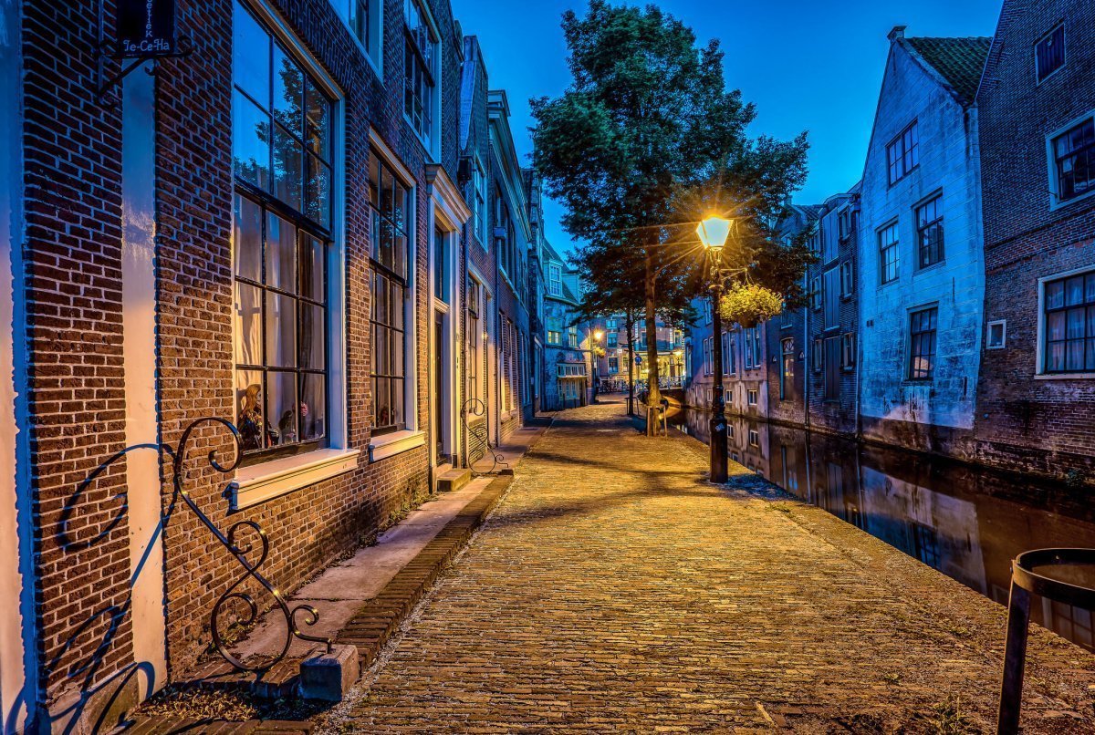 Улицы ночного Бирмингем