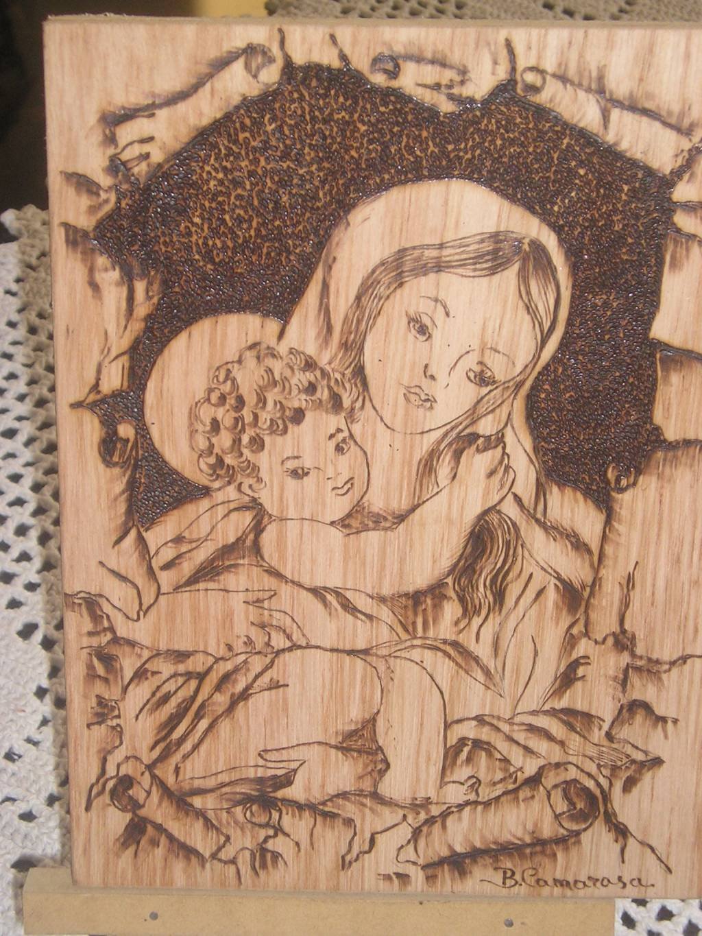 Выжигание на фанере