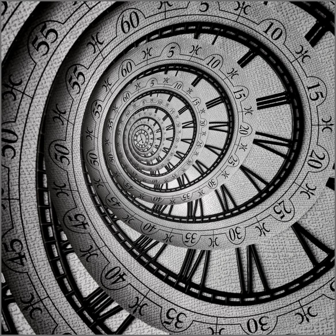 Часы спираль