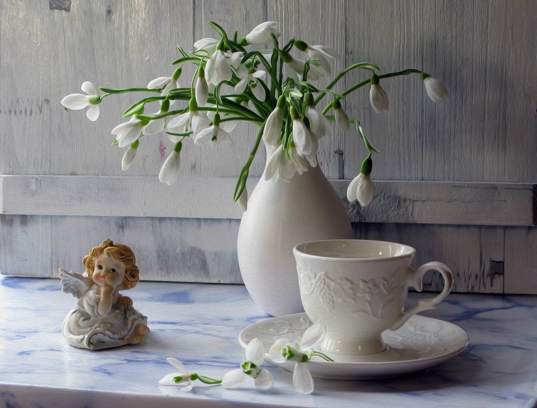 Букет подснежников