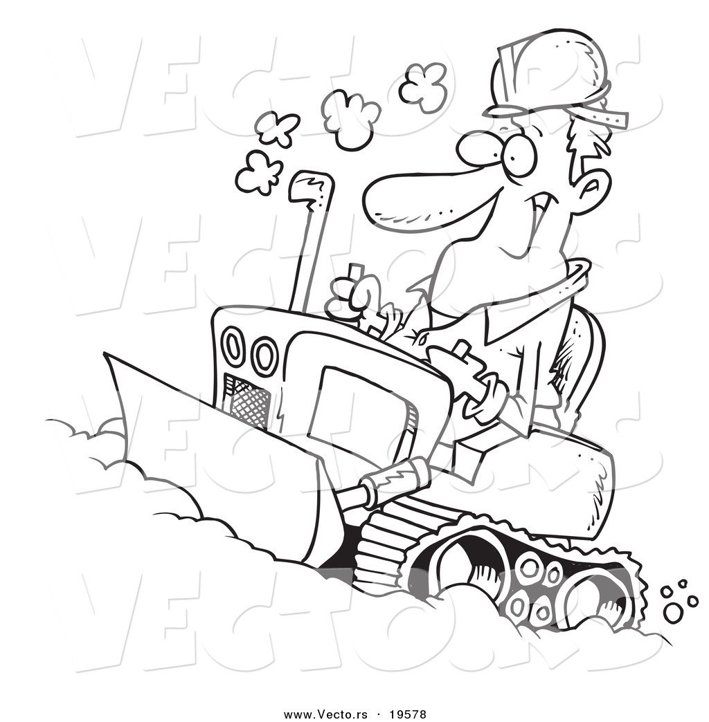 Раскраска трактор