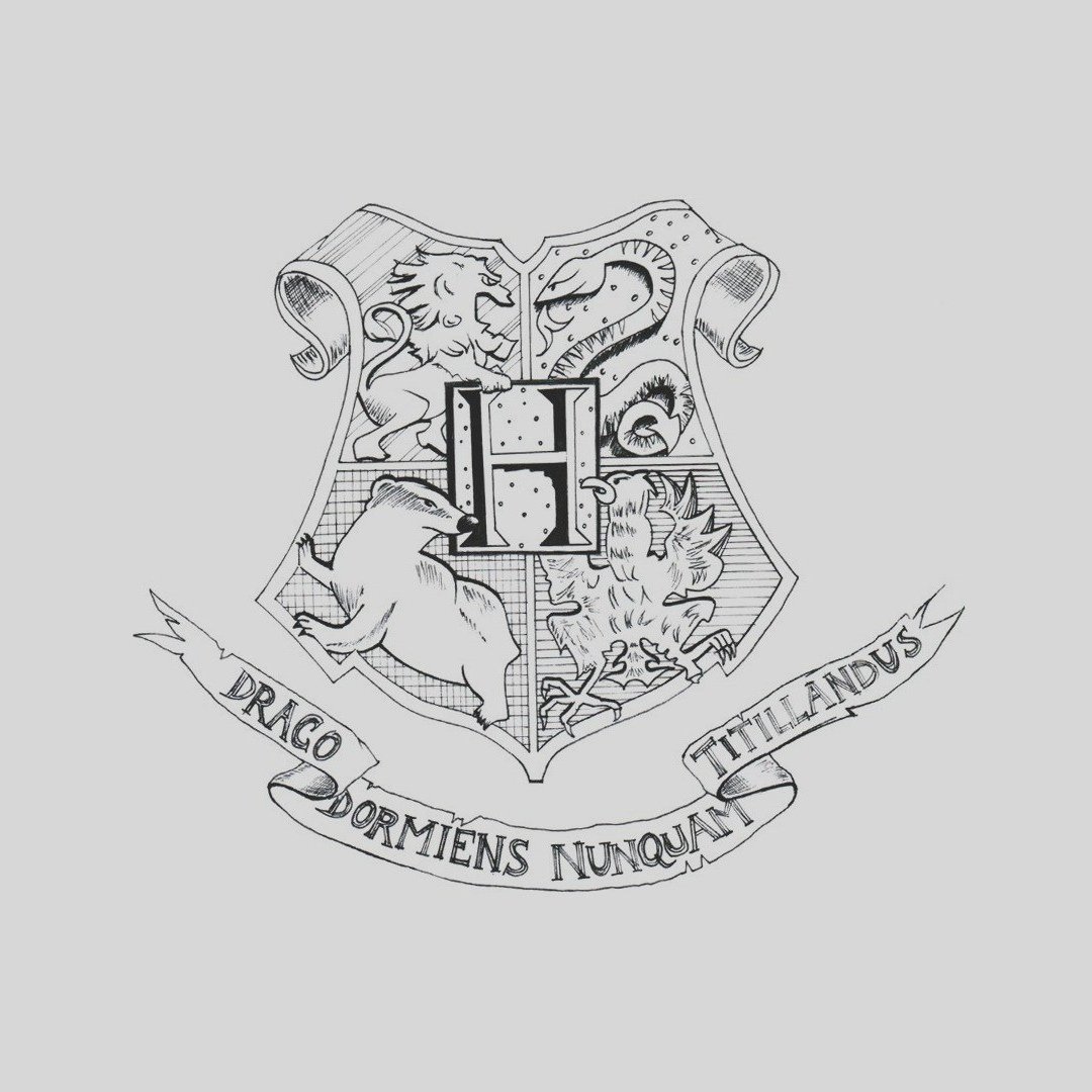 Герб Гарри Поттер Хогвартс
