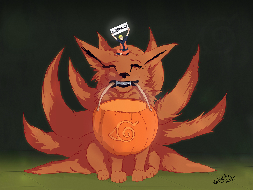 Курама девятихвостый демон Лис