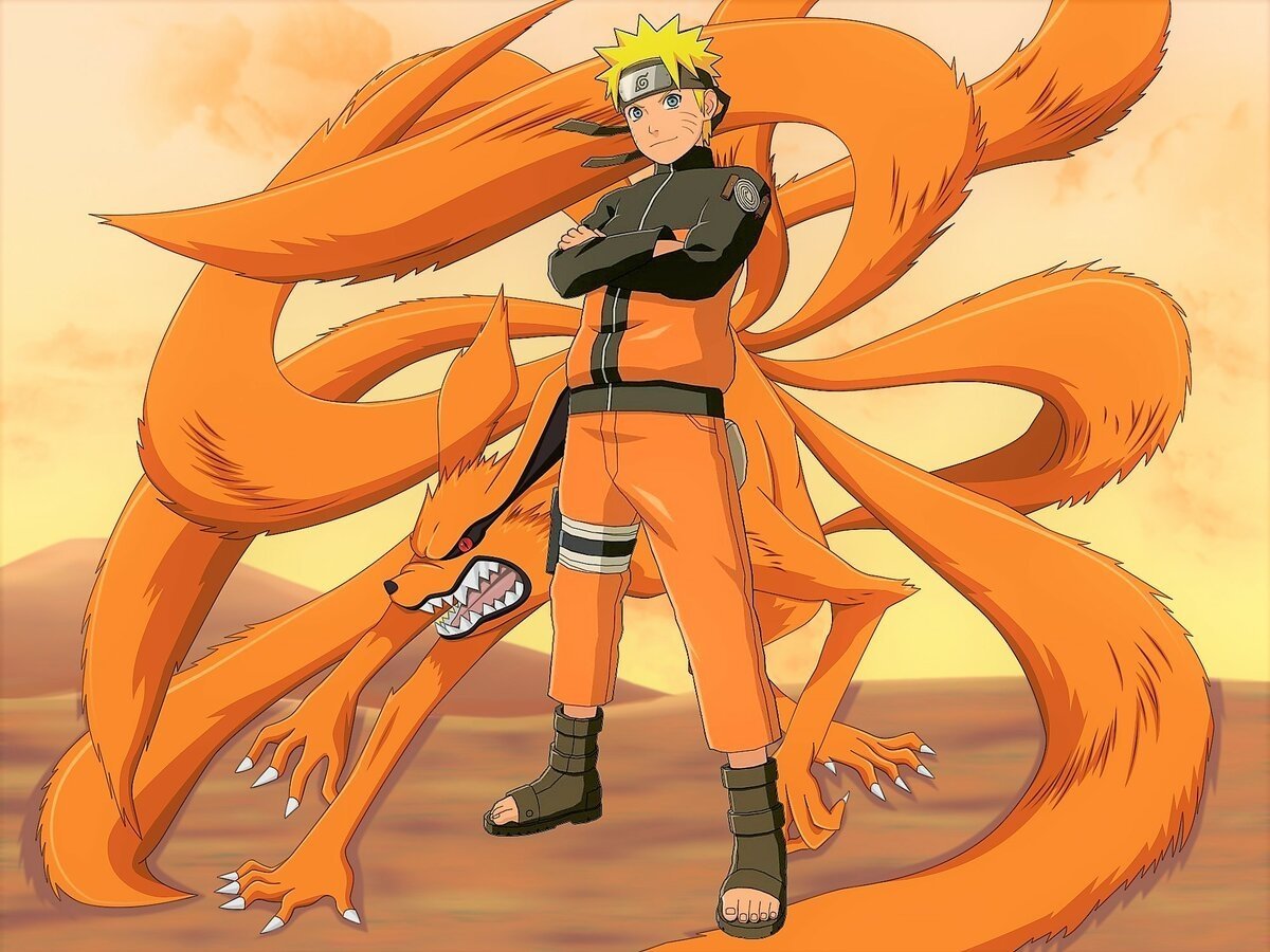 Курама демон Лис с Наруто