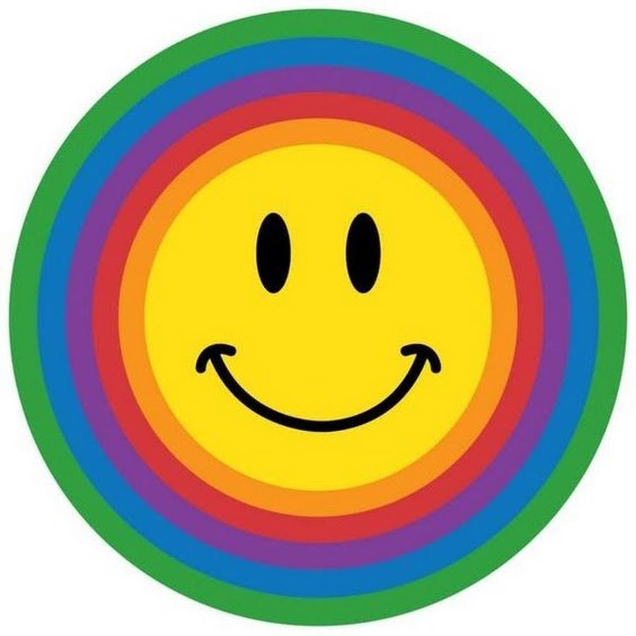 Разноцветные смайлики