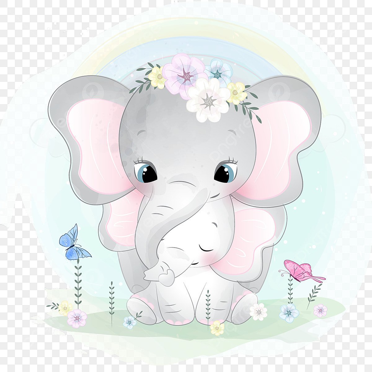 Слон детский рисунок